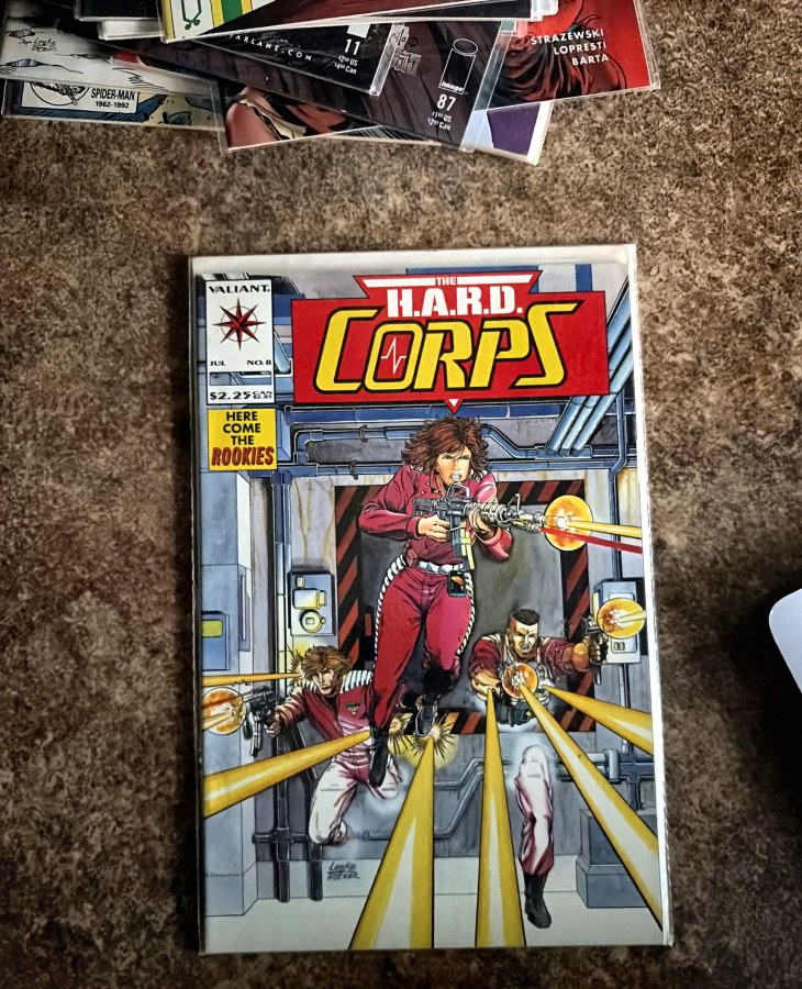 The H.A.R.D. Corps #8 (1993) Valiant Comics VF/NM cover