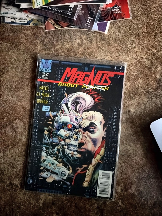 Magnus, Robot Fighter #57 (1995) Valiant VF/NM cover