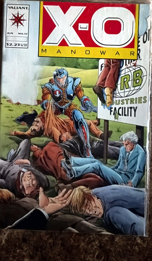 X-O Manowar #17 (1993) Valiant Comics VF/NM cover