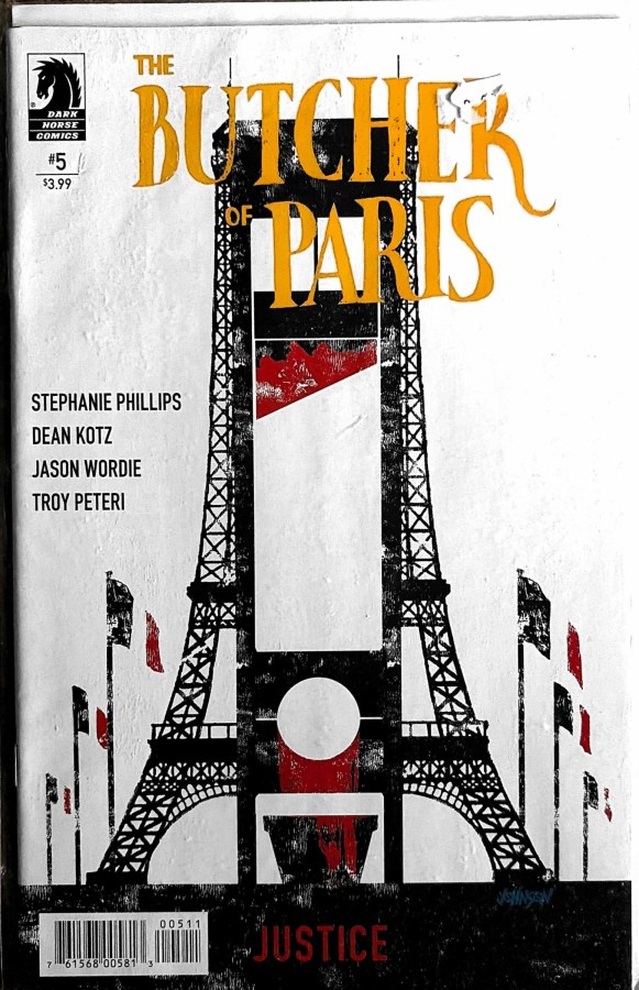 The Butcher of Paris #5 (2020) Dark Horse Comics VF/NM cover