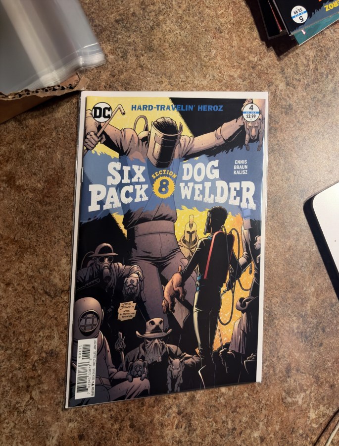 Sixpack and Dogwelder: Hard-Travelin' Heroz #4 (2017) DC Comics VF/NM cover