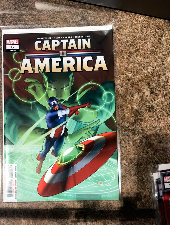 Captain America #6 (2024) Marvel Comics First Printing cover