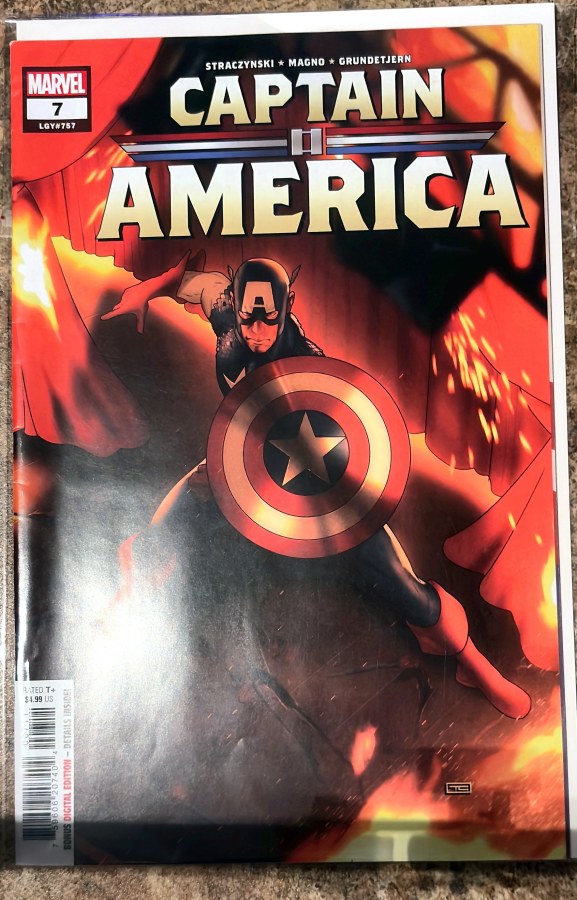 Captain America #7 (2024) Marvel cover
