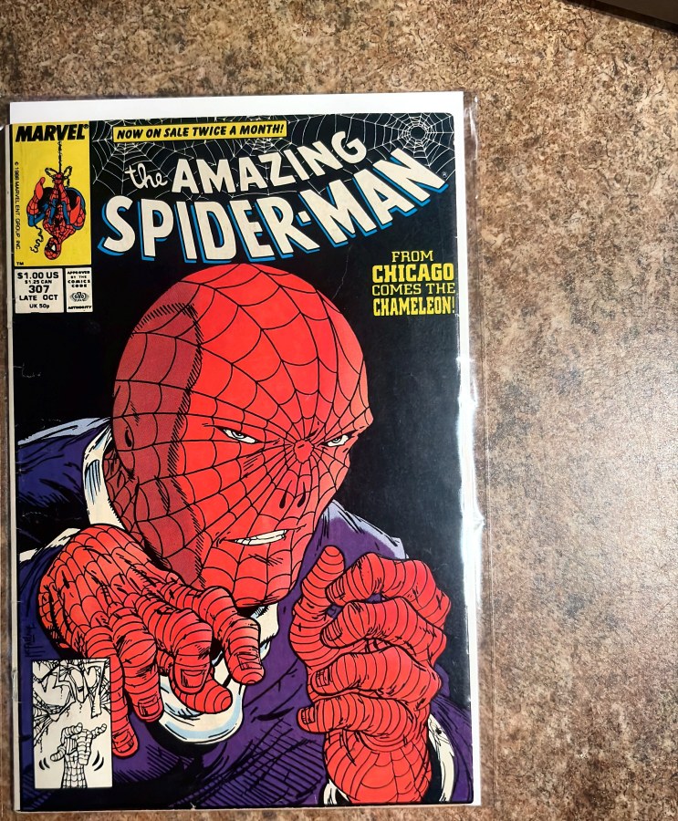 The Amazing Spider-Man #307 (1988) Marvel cover