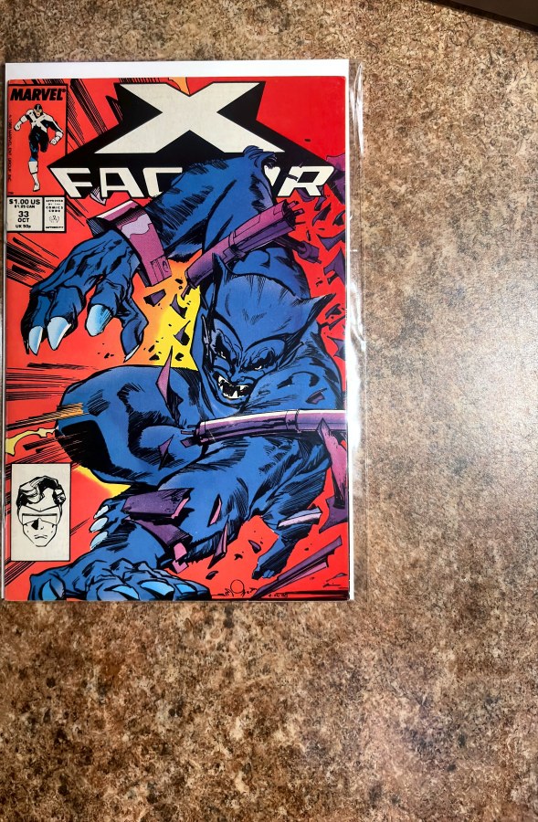 X-Factor #33 (1988) Marvel Comics First Printing cover