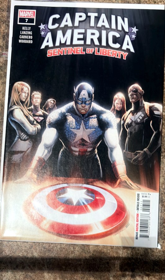 Captain America: Sentinel of Liberty #7 (2022) Marvel First Printing cover