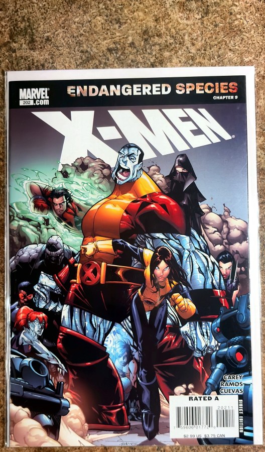 X-Men #202 (2007) Marvel First Printing cover