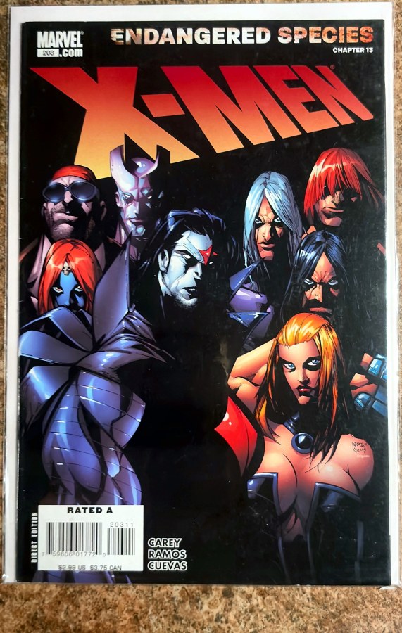 X-Men #203 (2007) Marvel First Print cover
