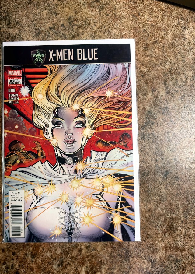 X-Men Blue #8 (2017) Marvel Comics First Printing cover