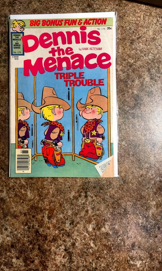 Dennis the Menace Bonus Magazine Series #179 (1978) Fawcett Comics cover