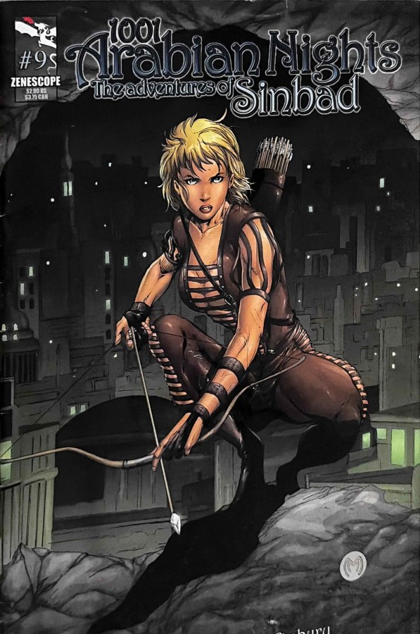 1001 Arabian Nights: The Adventures of Sinbad #9 (2009) Zenescope Entertainment cover