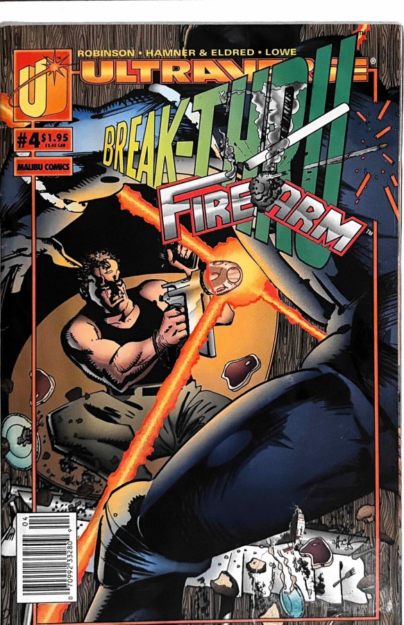 Firearm #4 (1993) Malibu Comics First Printing cover