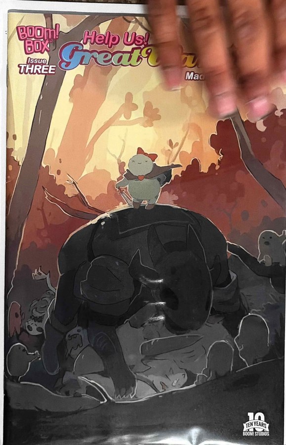 Help Us! Great Warrior #3 cover