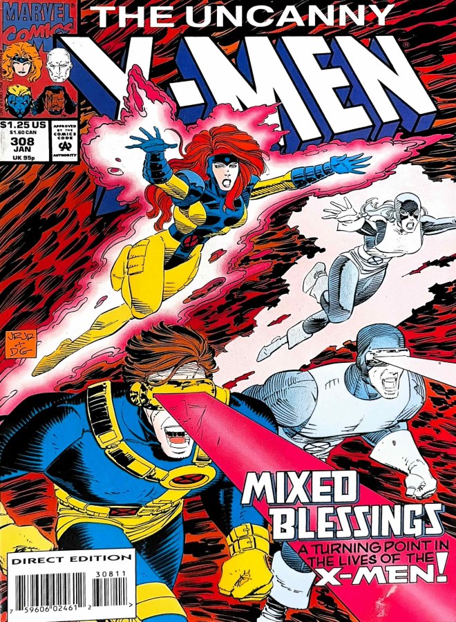 Uncanny X-Men #308 (1994) Marvel Comics First Print cover