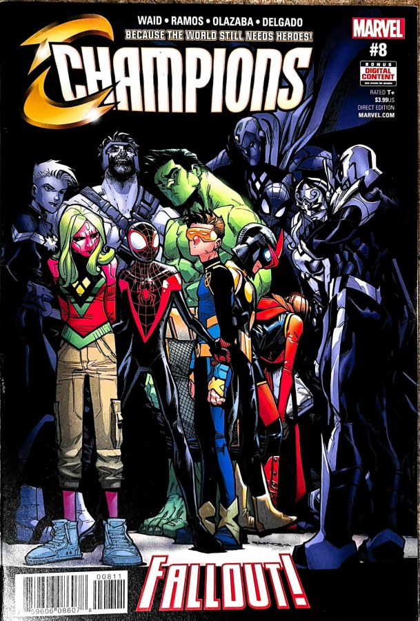 Champions #8 (2017) Marvel Comics cover