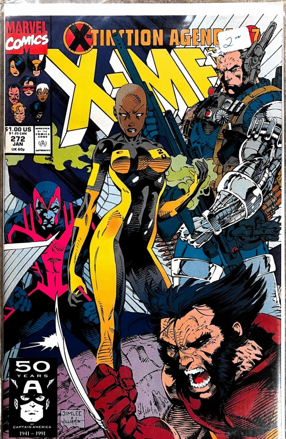 Uncanny X-Men #272 (1991) Marvel Comics First Printing cover