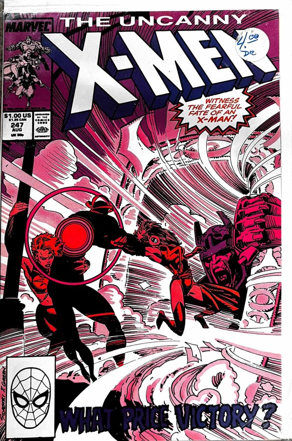The Uncanny X-Men #247 (1989) Marvel Comics First Print cover