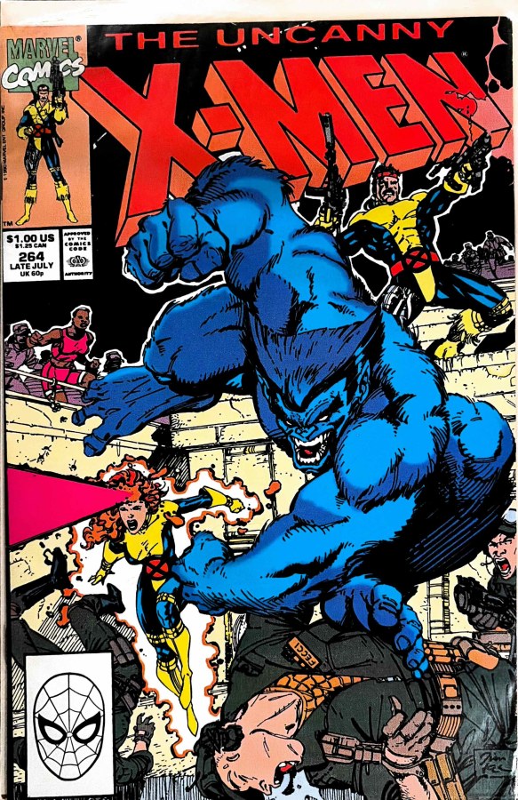 The Uncanny X-Men #264 (1990) Marvel Comics First Print cover