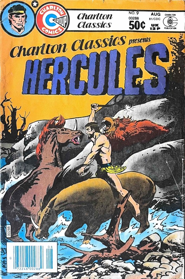 Charlton Classics presents Hercules #9 (1981) Charlton Comics cover
