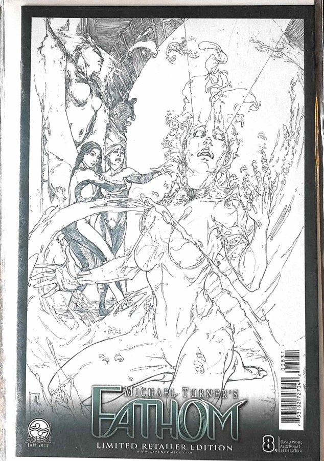 Michael Turner's Fathom #8 (2013) Aspen Comics cover
