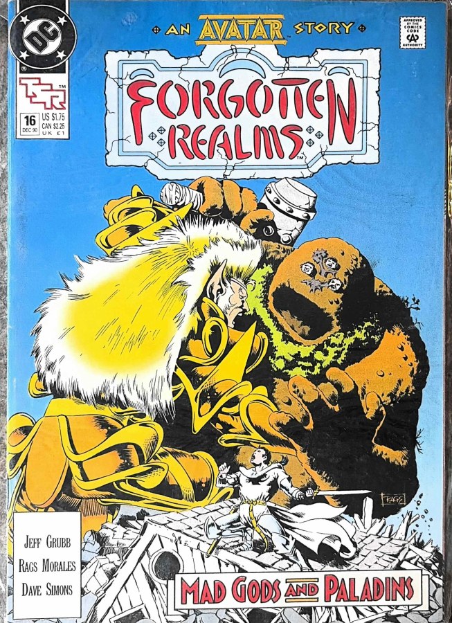 Forgotten Realms #16 (1990) DC Comics cover