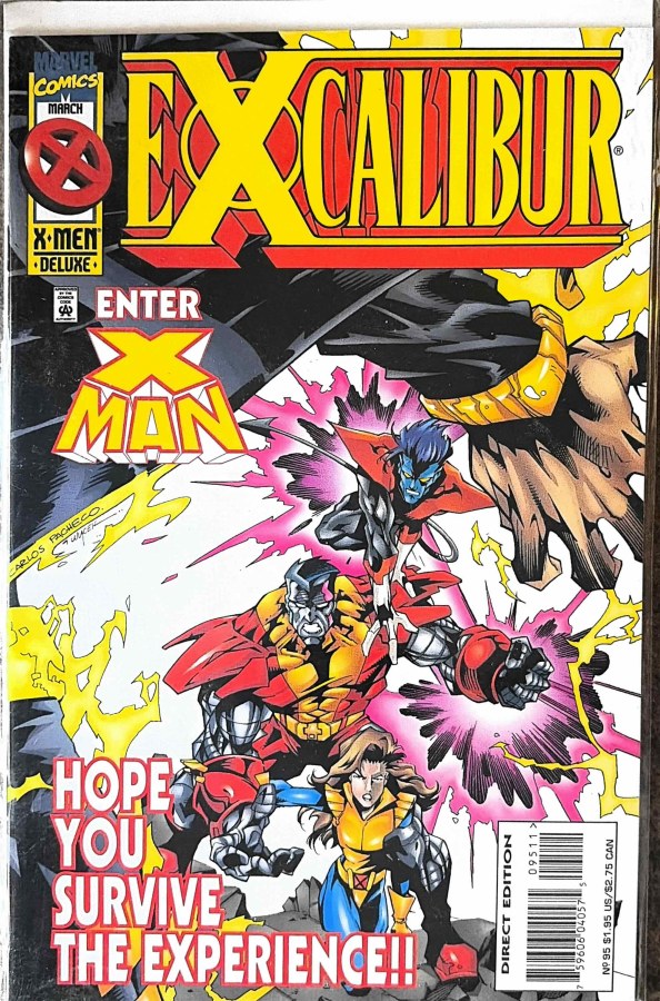 Excalibur #95 (1996) Marvel Comics First Printing cover