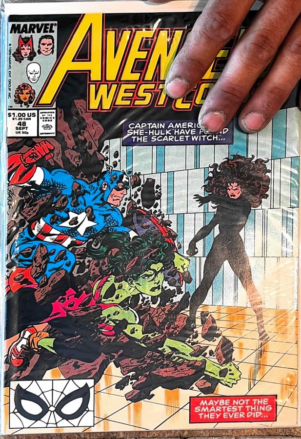 Avengers West Coast #48 (1989) Marvel Comics cover