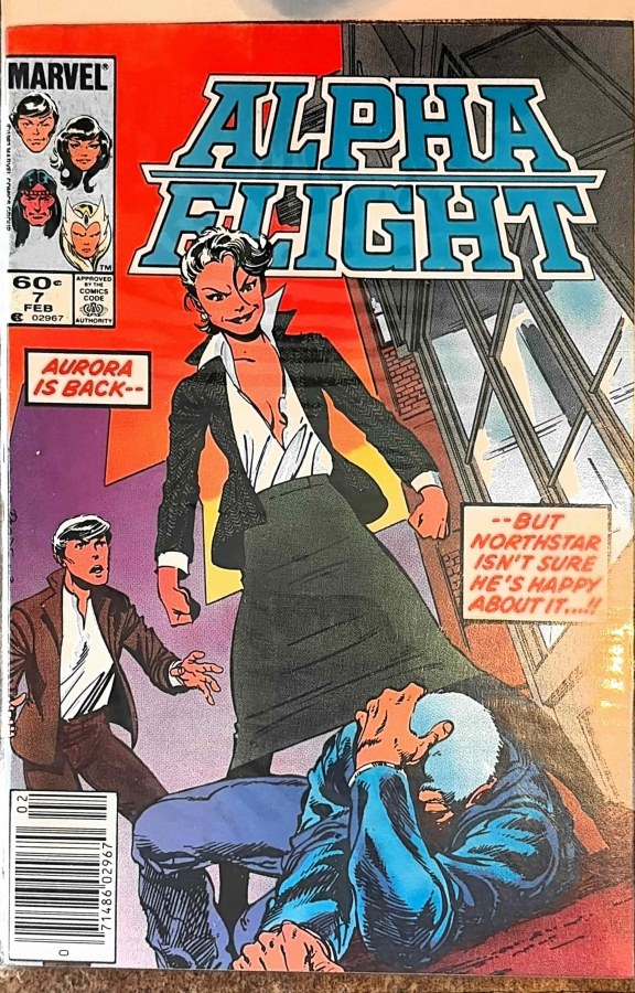 Alpha Flight #7 (1984) Marvel First Printing cover