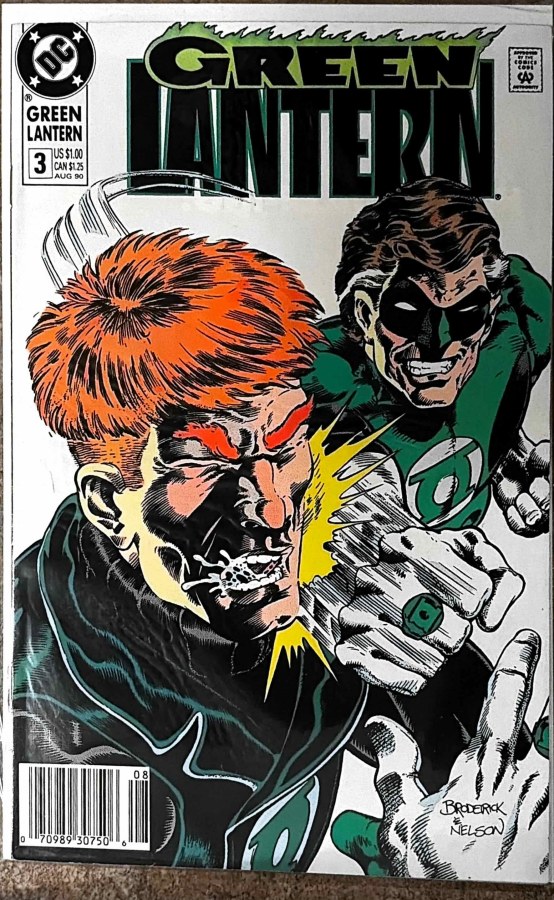Green Lantern #3 (1990) DC Comics First Printing cover