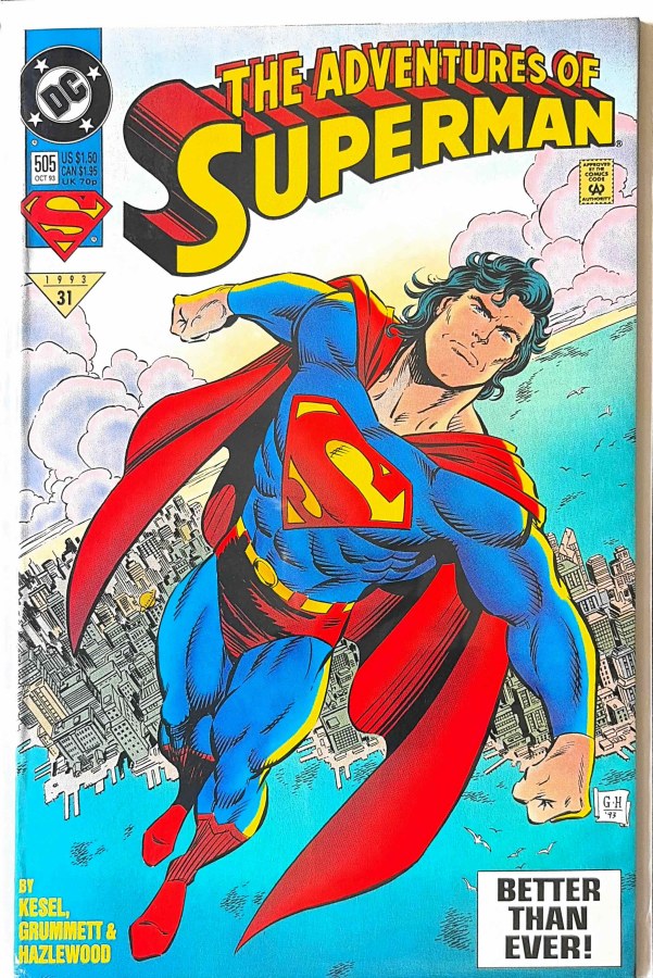 The Adventures of Superman #505 (1993) DC cover
