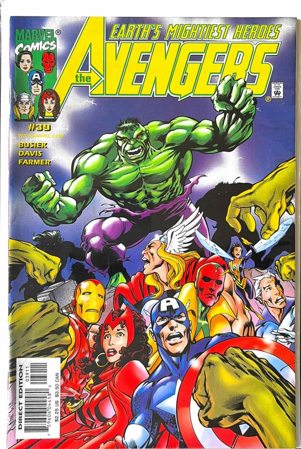 The Avengers #39 (2001) Marvel cover