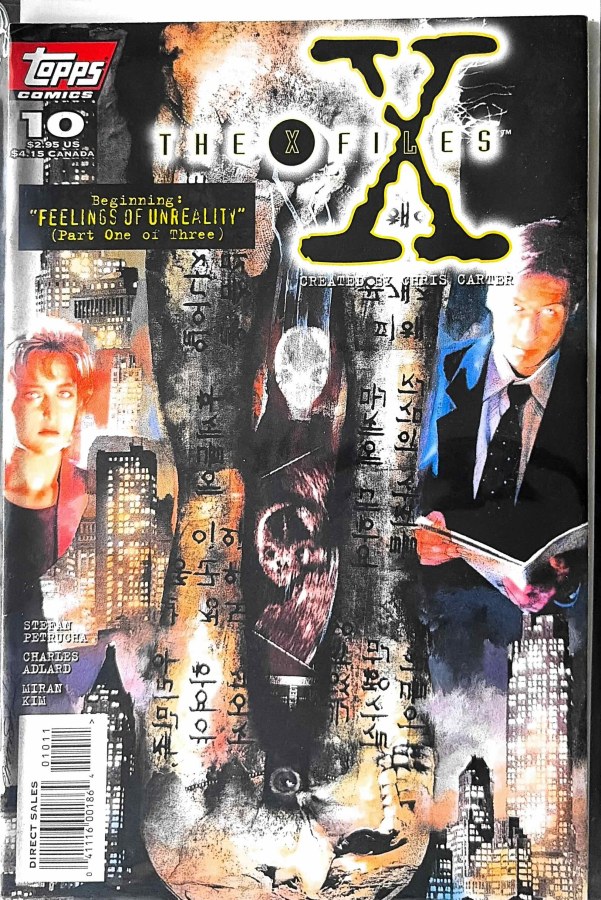 The X-Files #10 Topps Comics cover
