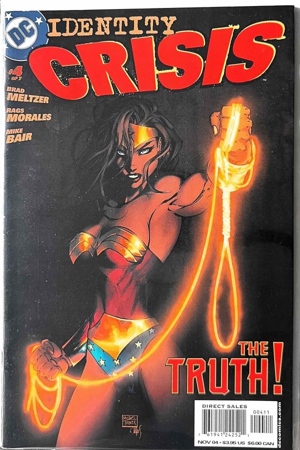 Identity Crisis #4 (2004) DC First Printing cover