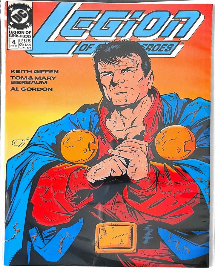 Legion of Super-Heroes #4 (1990) DC cover