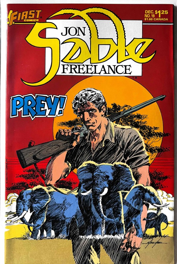 Jon Sable Freelance #19 (1984) First Comics cover