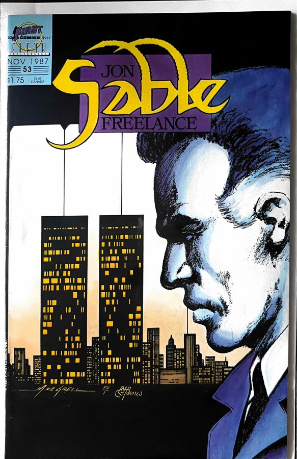 Jon Sable Freelance #53 (1987) First Comics cover