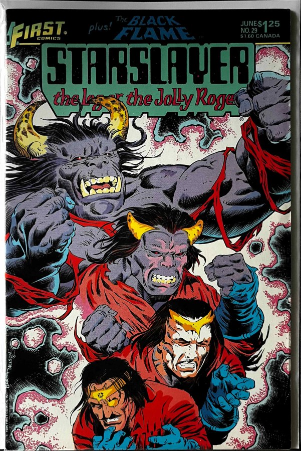 Starslayer #29 (1985) First Comics cover