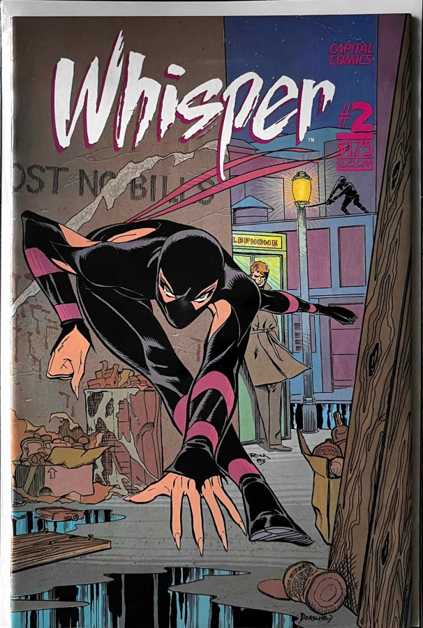 Whisper #2 (1983) Capital Comics cover