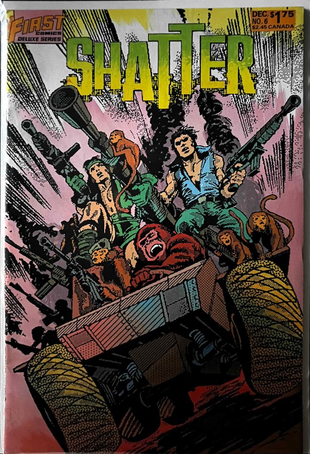 Shatter #6 (1985) First Comics cover