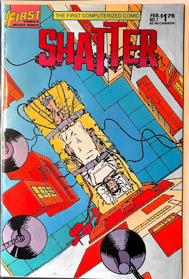 Shatter #7 (1986) First Comics cover
