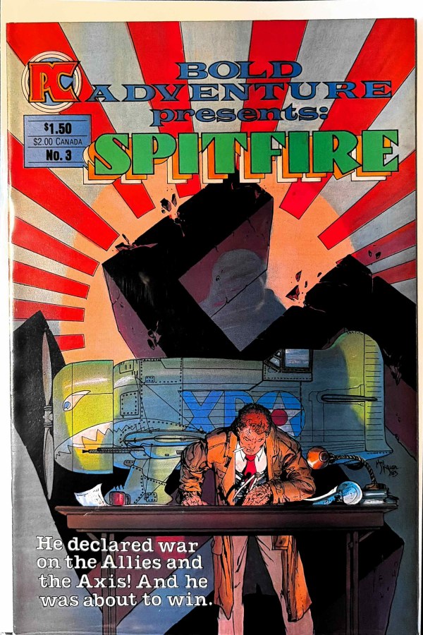 Bold Adventure Presents: Spitfire #3 (1983) Pacific Comics cover