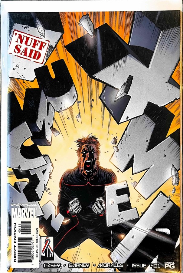 Uncanny X-Men #401 (2002) Marvel cover