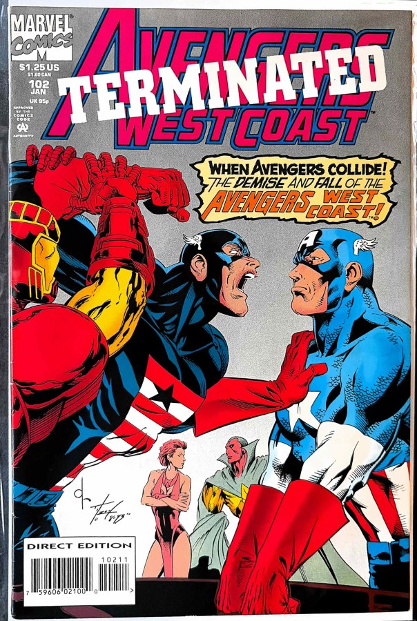 Avengers West Coast #102 (1994) Marvel cover