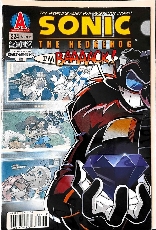 Sonic the Hedgehog #224 (2011) Archie cover