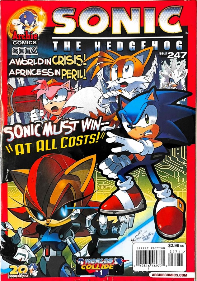 Sonic the Hedgehog #247 (2013) Archie cover