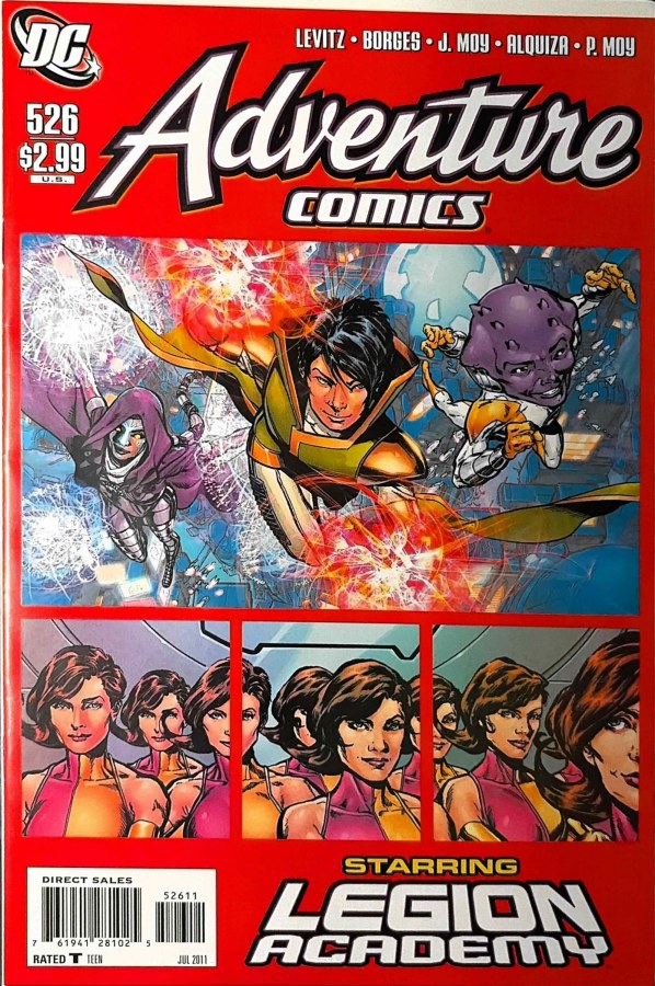 Adventure Comics #526: Legion Academy (2011) DC First Printing cover