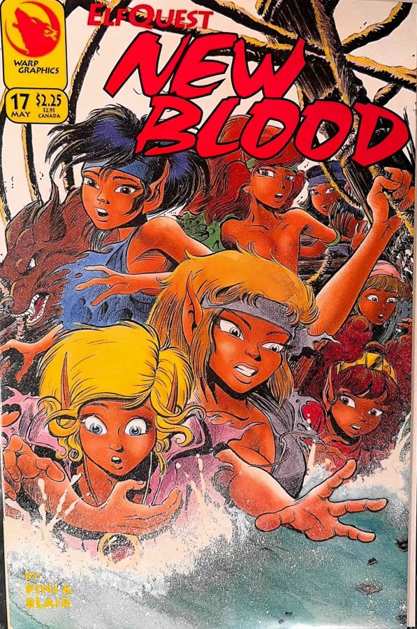 Elfquest: New Blood #17 (1994) Warp Graphics cover