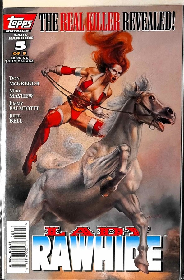 Lady Rawhide #5 (1996) Topps Comics cover