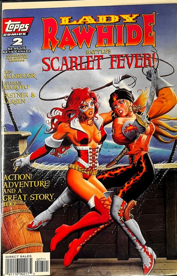 Lady Rawhide #2 (1995) Topps Comics cover
