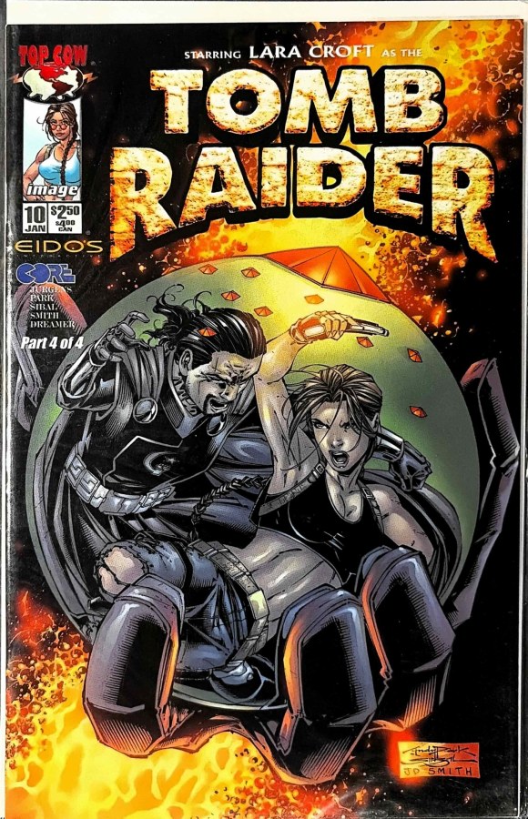 Tomb Raider: The Series #10 (2001) Image Comics / Top Cow cover